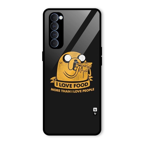 Love Food Glass Back Case for Oppo Reno4 Pro