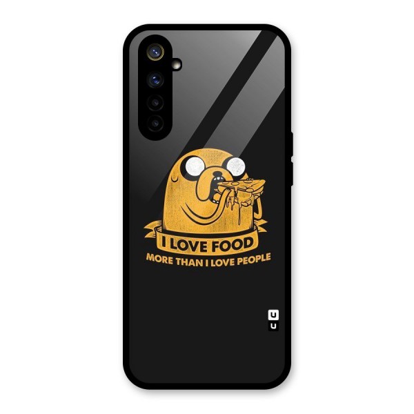 Love Food Glass Back Case for Realme 6