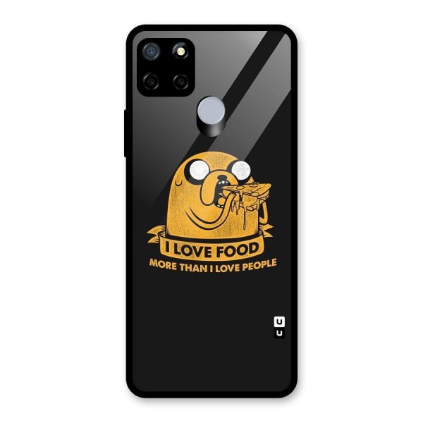 Love Food Glass Back Case for Realme C12