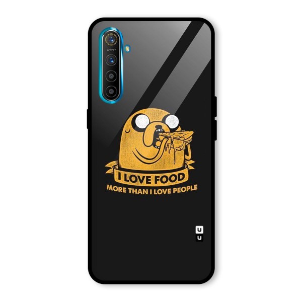 Love Food Glass Back Case for Realme XT