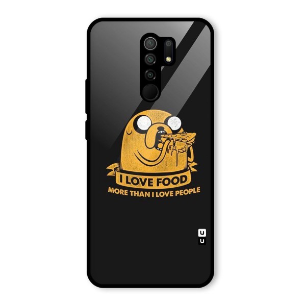 Love Food Glass Back Case for Redmi 9 Prime