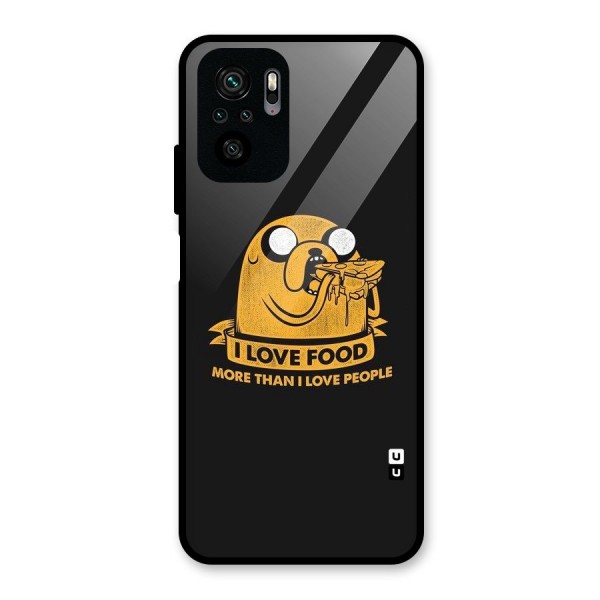 Love Food Glass Back Case for Redmi Note 10