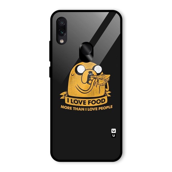 Love Food Glass Back Case for Redmi Note 7