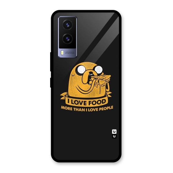 Love Food Glass Back Case for Vivo V21e 5G