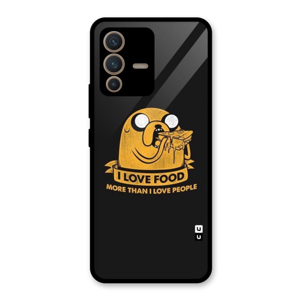 Love Food Glass Back Case for Vivo V23 5G