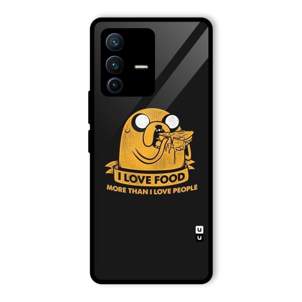 Love Food Glass Back Case for Vivo V23 Pro