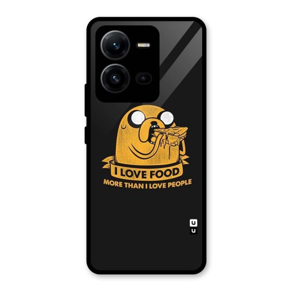 Love Food Glass Back Case for Vivo V25