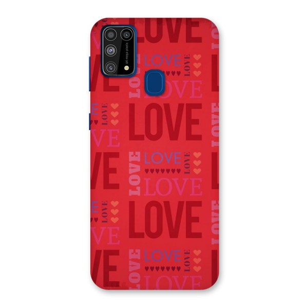 Love Pattern Back Case for Galaxy F41