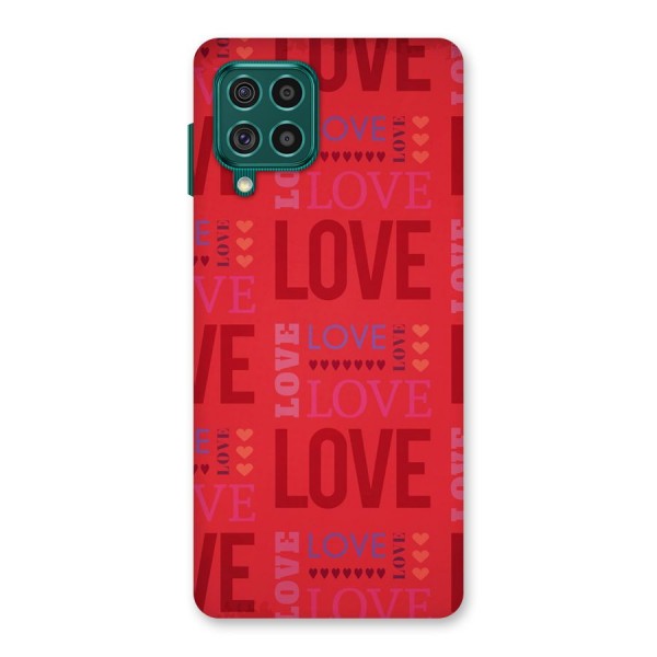 Love Pattern Back Case for Galaxy F62