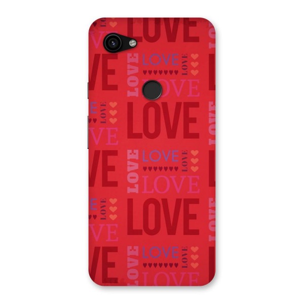 Love Pattern Back Case for Google Pixel 3a XL