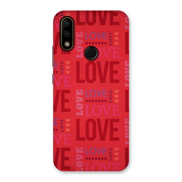 Love Pattern Back Case for Lenovo A6 Note