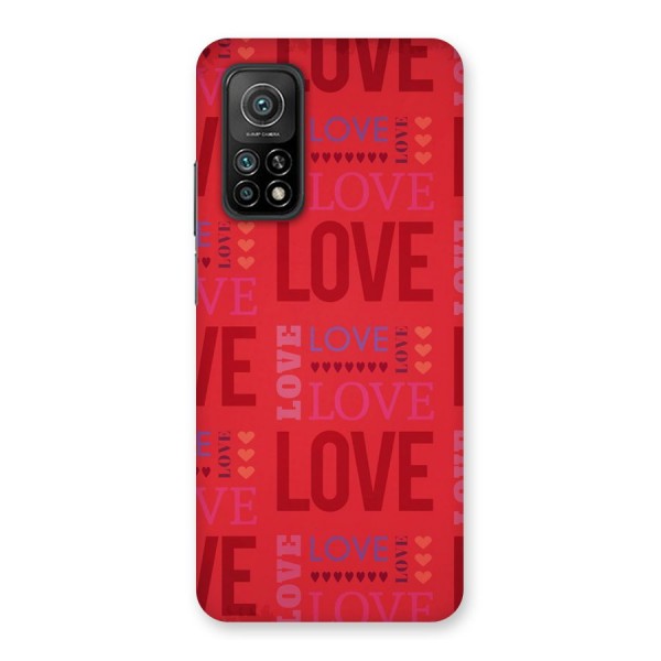 Love Pattern Back Case for Mi 10T Pro 5G