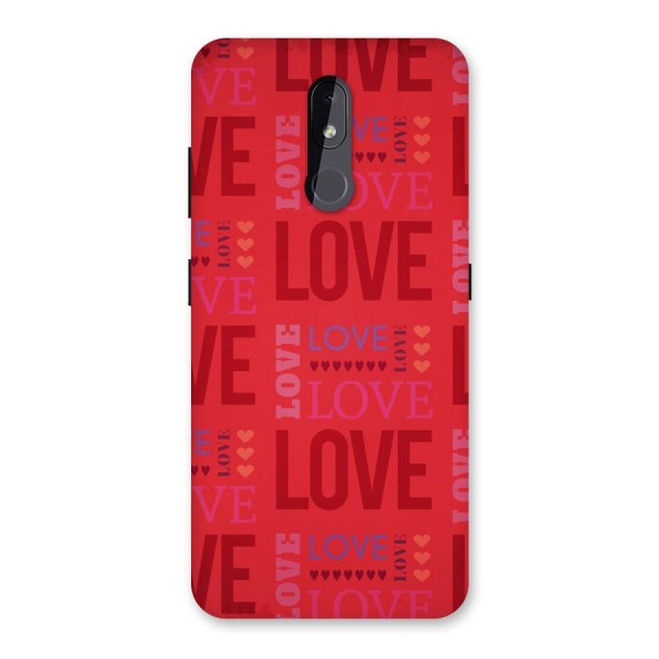 Love Pattern Back Case for Nokia 3.2