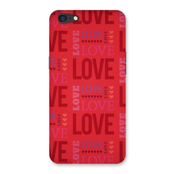 Love Pattern Back Case for Oppo A71