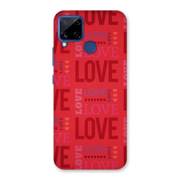 Love Pattern Back Case for Realme C12