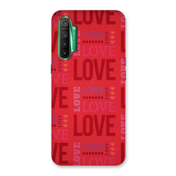 Love Pattern Back Case for Realme X2