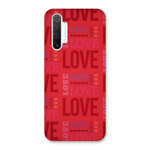 Love Pattern Back Case for Realme X3 SuperZoom