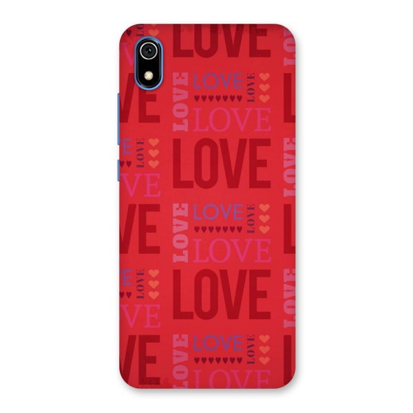 Love Pattern Back Case for Redmi 7A