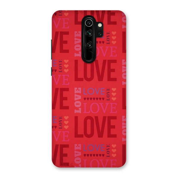 Love Pattern Back Case for Redmi Note 8 Pro