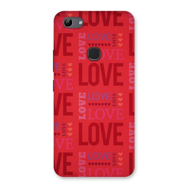 Love Pattern Back Case for Vivo Y81