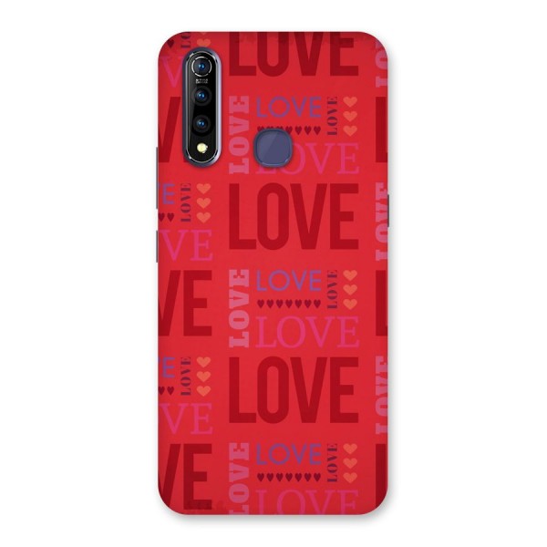 Love Pattern Back Case for Vivo Z1 Pro