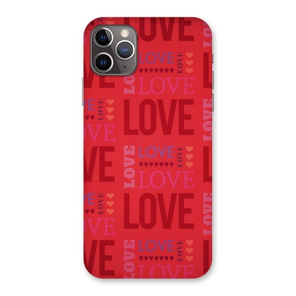 Love Pattern Back Case for iPhone 11 Pro Max