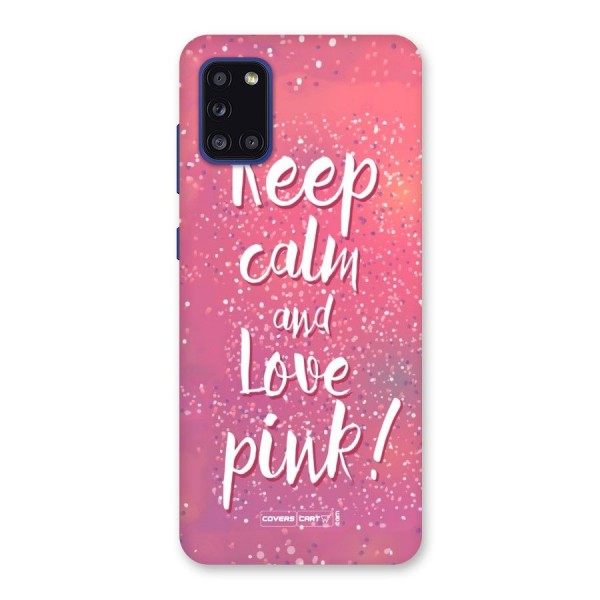 Love Pink Back Case for Galaxy A31