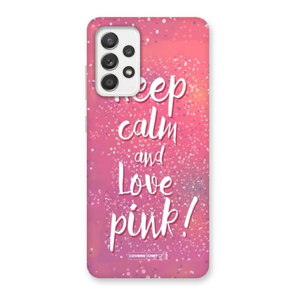 Love Pink Back Case for Galaxy A52