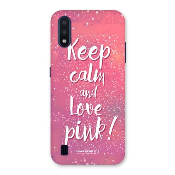 Love Pink Back Case for Galaxy M01