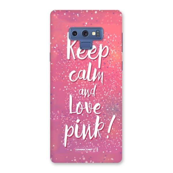 Love Pink Back Case for Galaxy Note 9