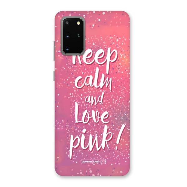 Love Pink Back Case for Galaxy S20 Plus