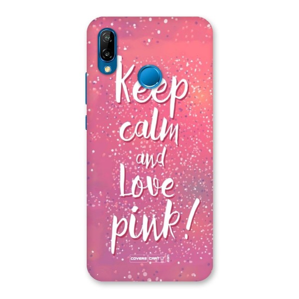 Love Pink Back Case for Huawei P20 Lite