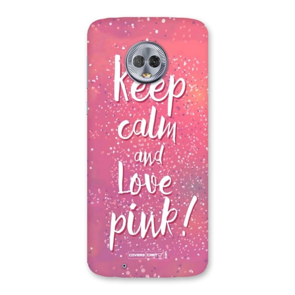 Love Pink Back Case for Moto G6