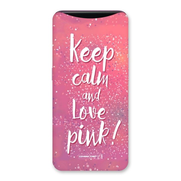 Love Pink Back Case for Oppo Find X