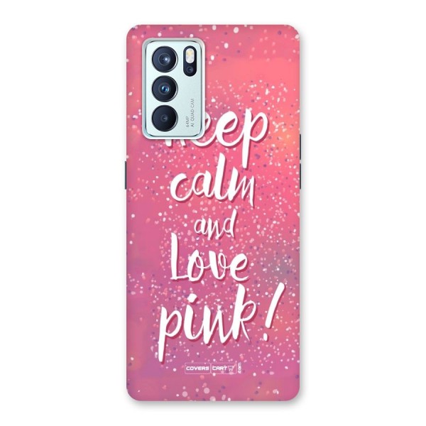 Love Pink Back Case for Oppo Reno6 Pro 5G