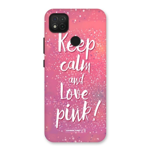 Love Pink Back Case for Redmi 9C