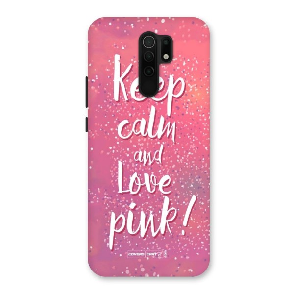 Love Pink Back Case for Redmi 9 Prime