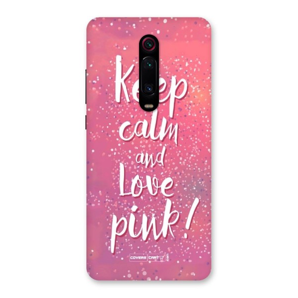 Love Pink Back Case for Redmi K20 Pro