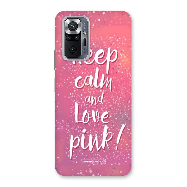 Love Pink Back Case for Redmi Note 10 Pro