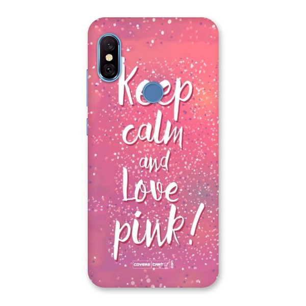 Love Pink Back Case for Redmi Note 6 Pro