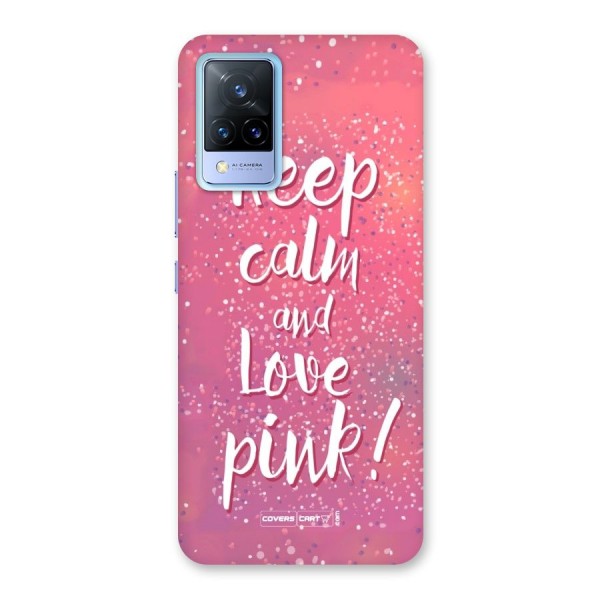 Love Pink Back Case for Vivo V21 5G