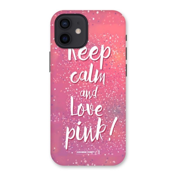 Love Pink Back Case for iPhone 12