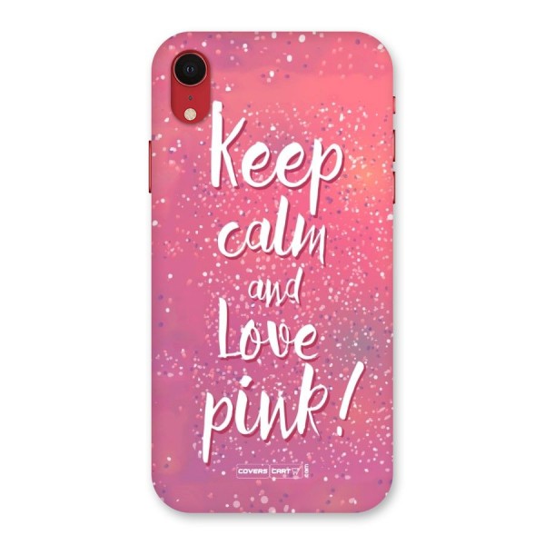 Love Pink Back Case for iPhone XR