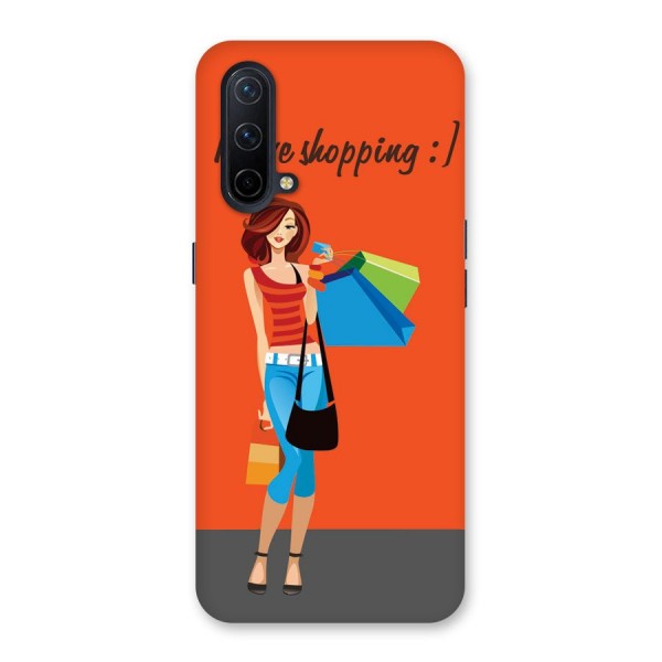 Love Shopping Classy Girl Back Case for OnePlus Nord CE 5G