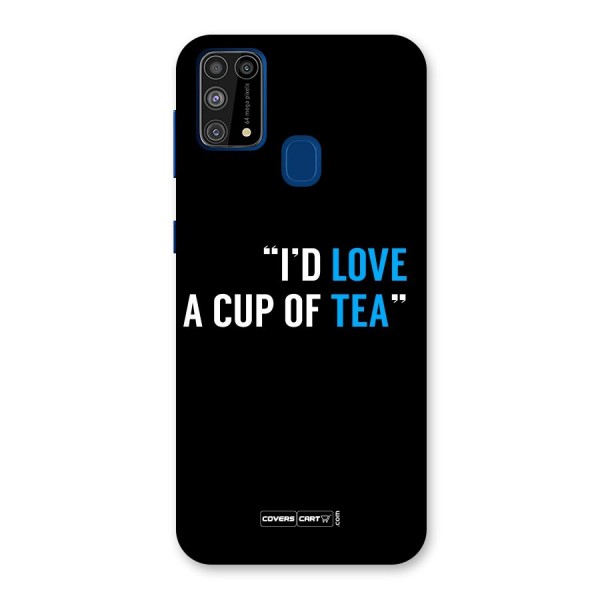 Love Tea Back Case for Galaxy F41