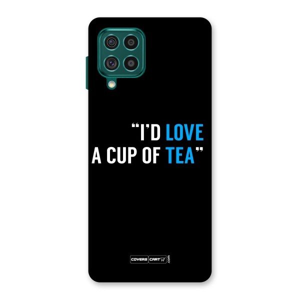 Love Tea Back Case for Galaxy F62