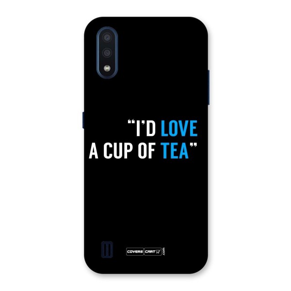 Love Tea Back Case for Galaxy M01