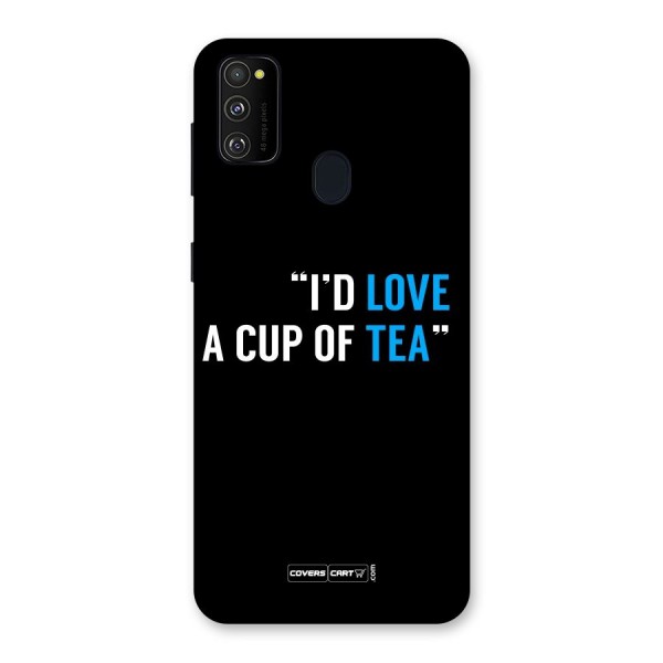 Love Tea Back Case for Galaxy M21