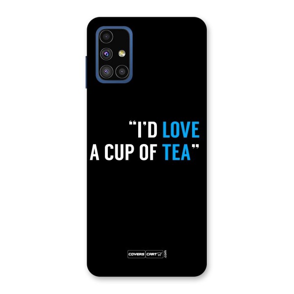 Love Tea Back Case for Galaxy M51