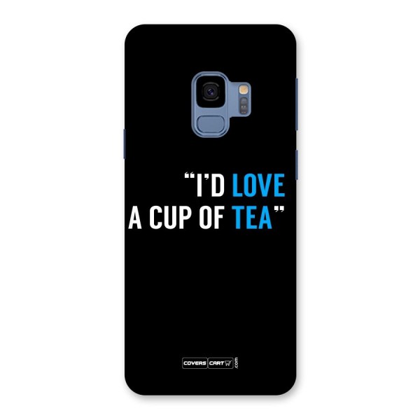 Love Tea Back Case for Galaxy S9